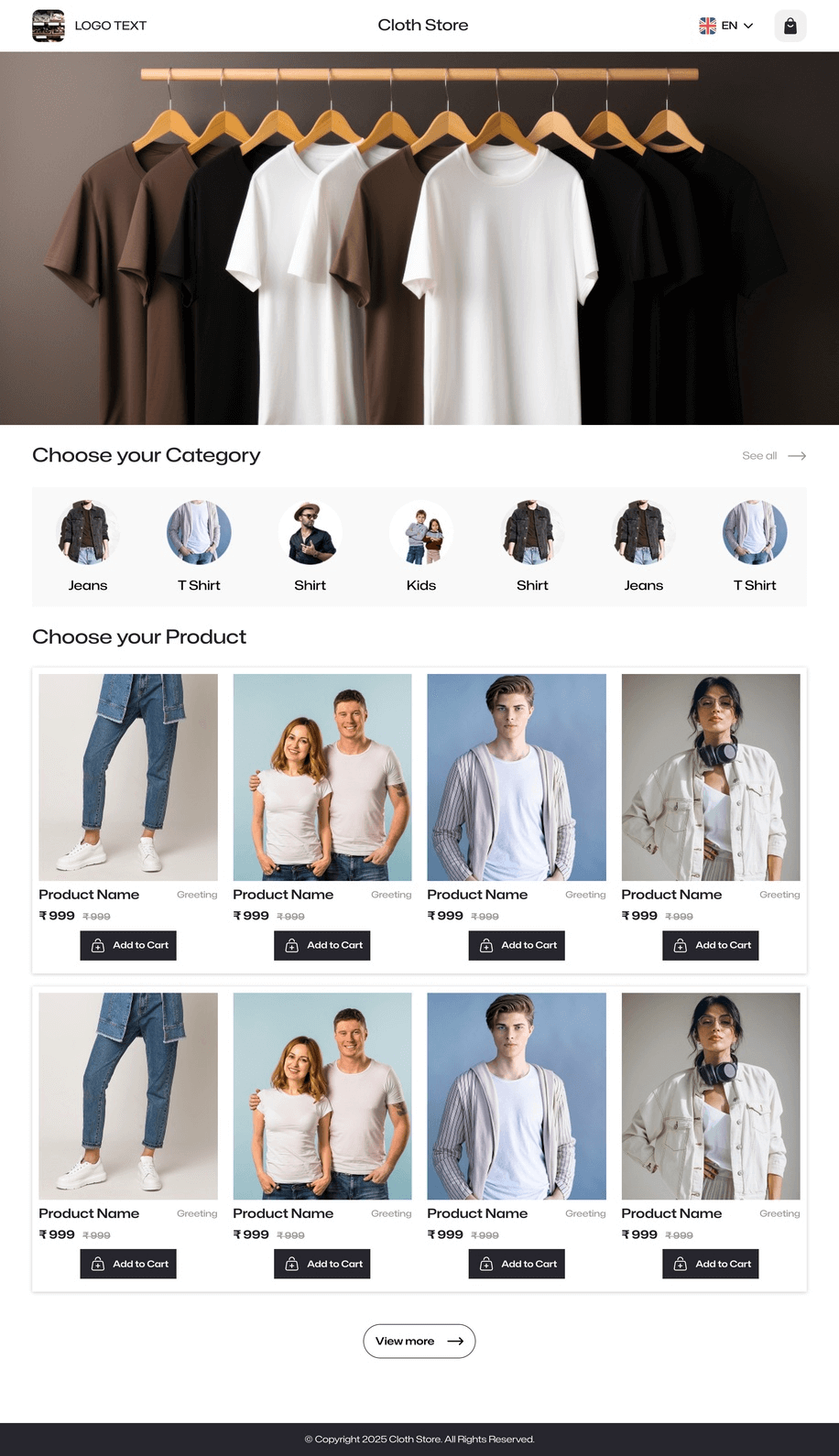 Cloth Store WhatsApp Store Template