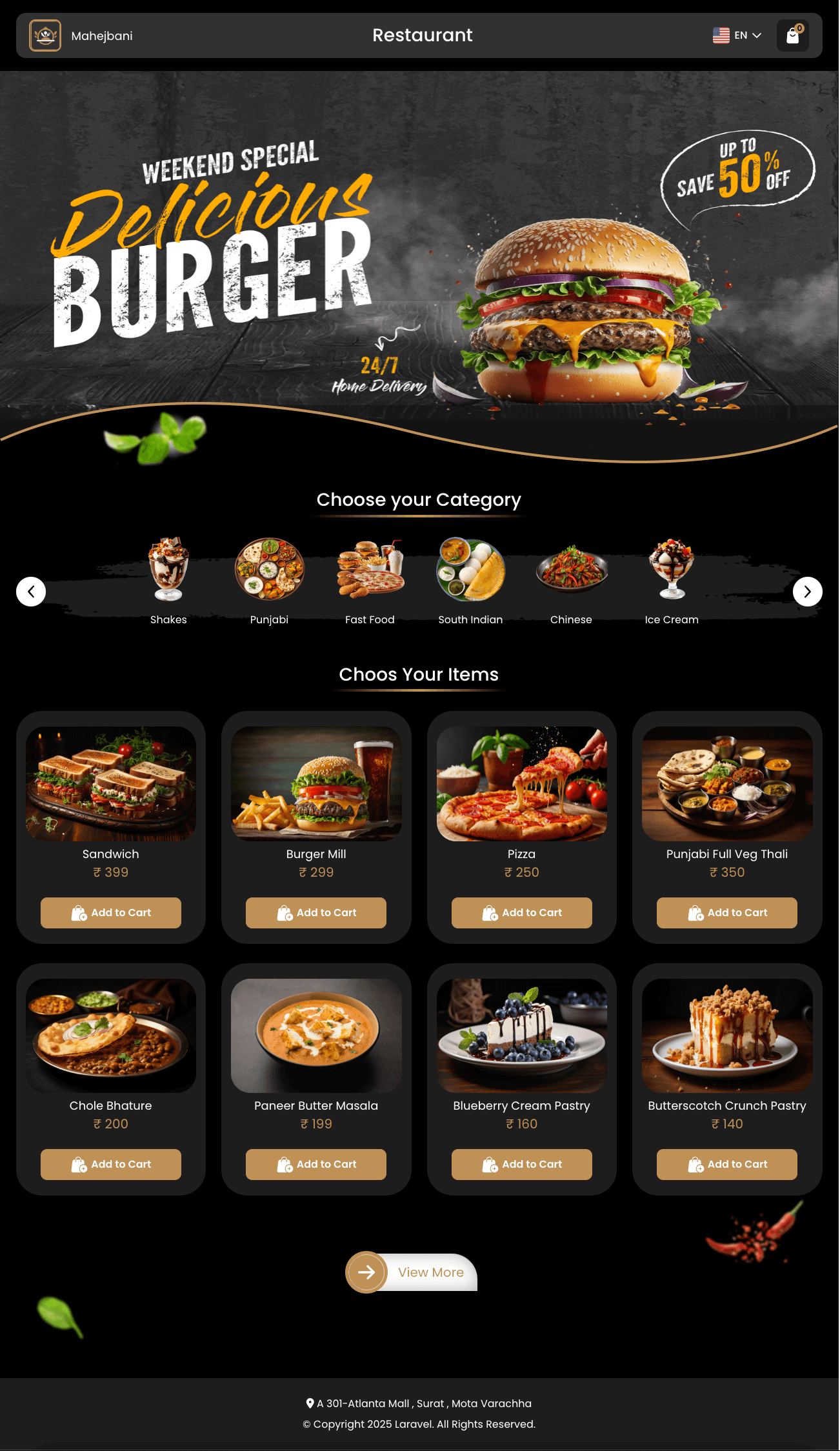 Restaurant WhatsApp Store Template