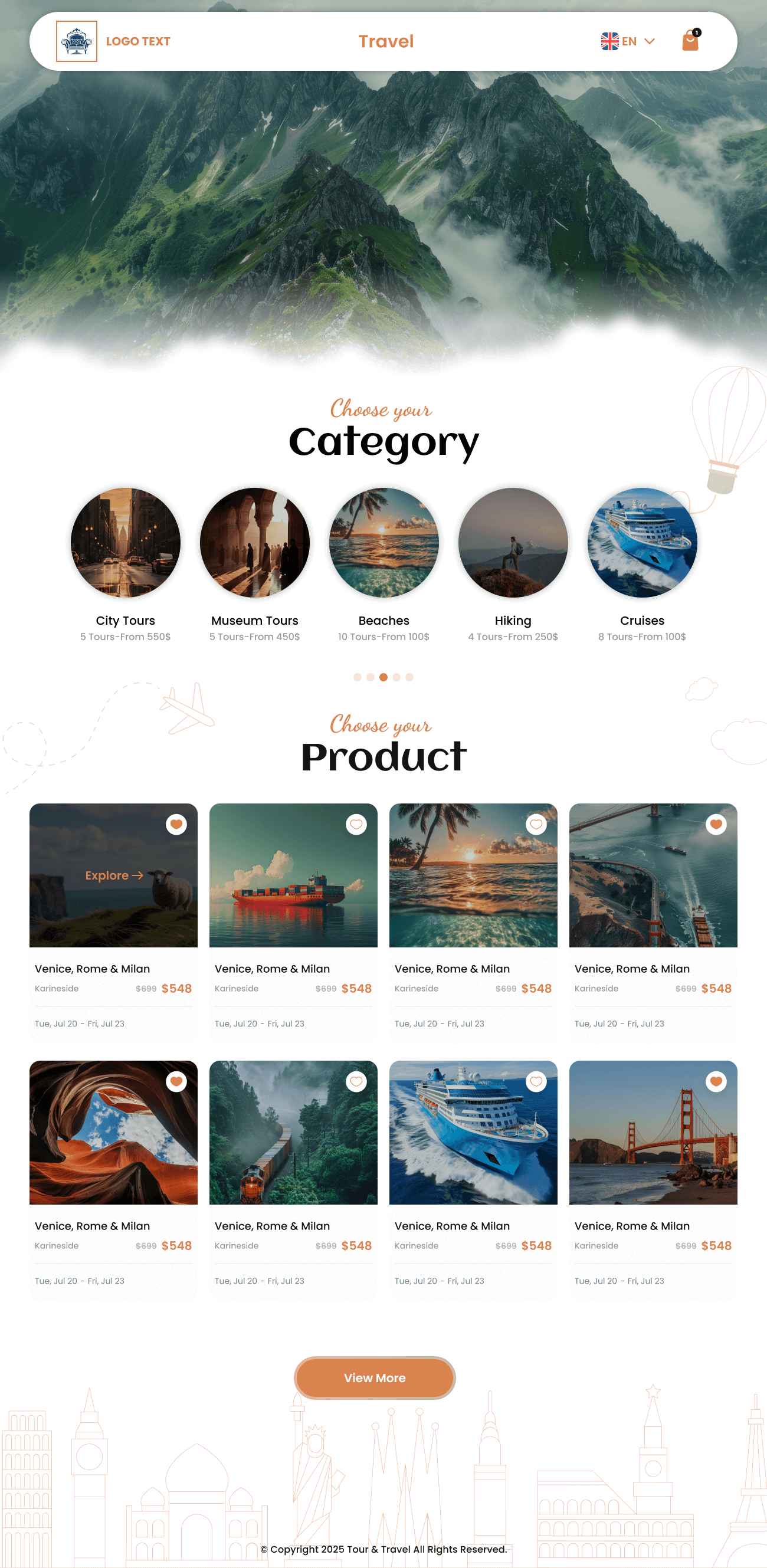Travel WhatsApp Store Template